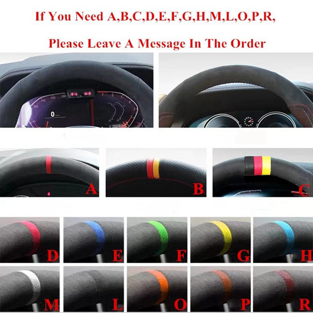 Acessórios antiderrapantes par - Car Steering Wheel Cover Anti Slip Breathable avaliação e preço