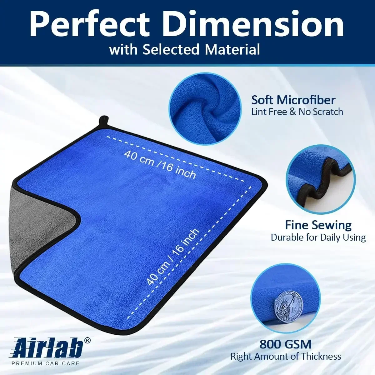 Toalha de limpeza de microfibr - Microfiber Car Drying Towel Super Absorbent avaliação e preço
