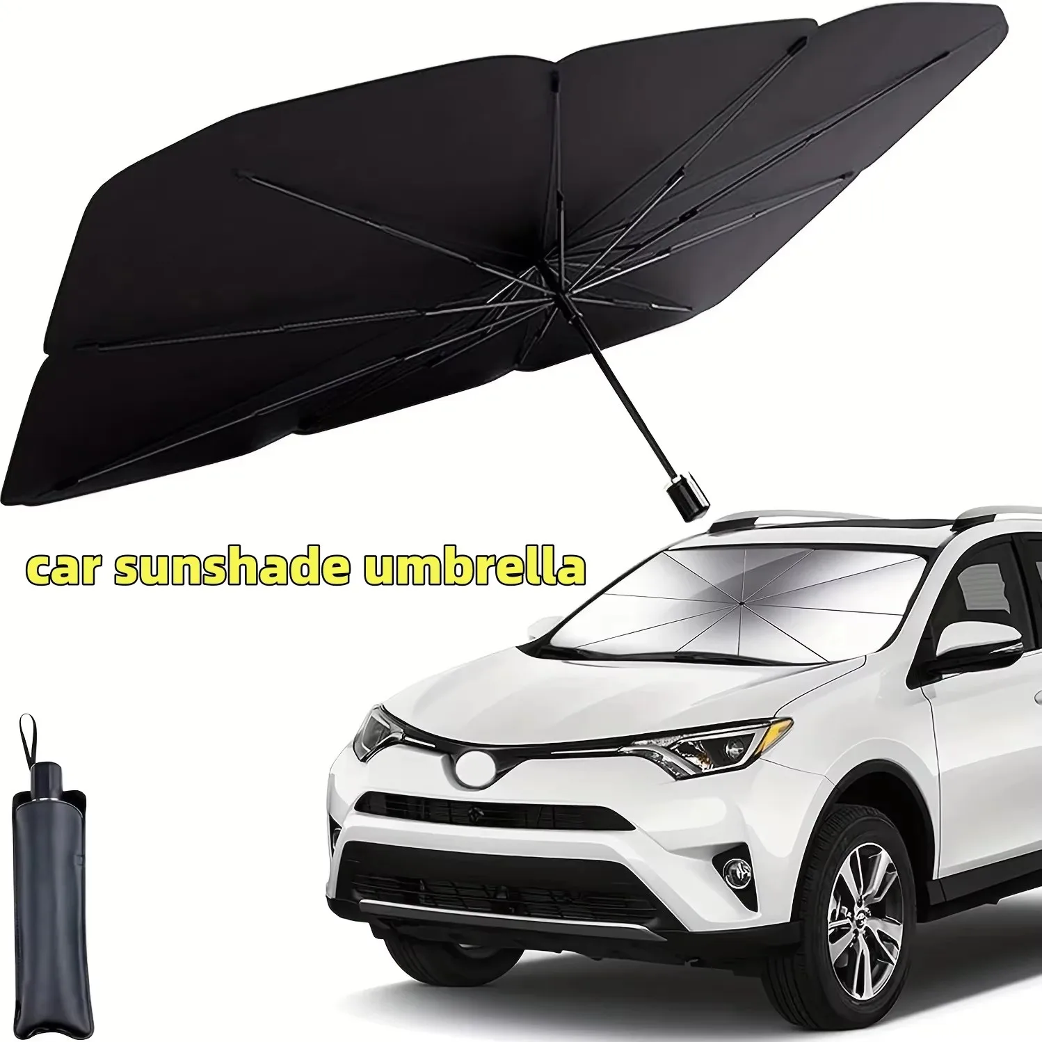 Protetores de Sol para Para-br - Car Sunshade Windshield Umbrella Foldable avaliação e preço