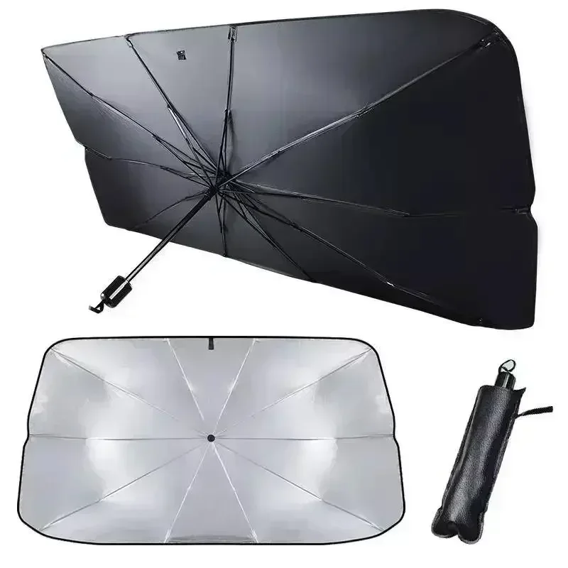 Protetores de Sol para Para-br - Car Sunshade Windshield Umbrella Foldable avaliação e preço