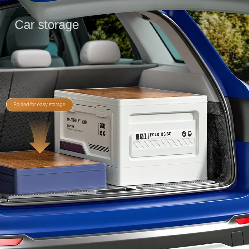 Caixa de Armazenamento Externa - Car Trunk Organizer Foldable Storage Box avaliação e preço