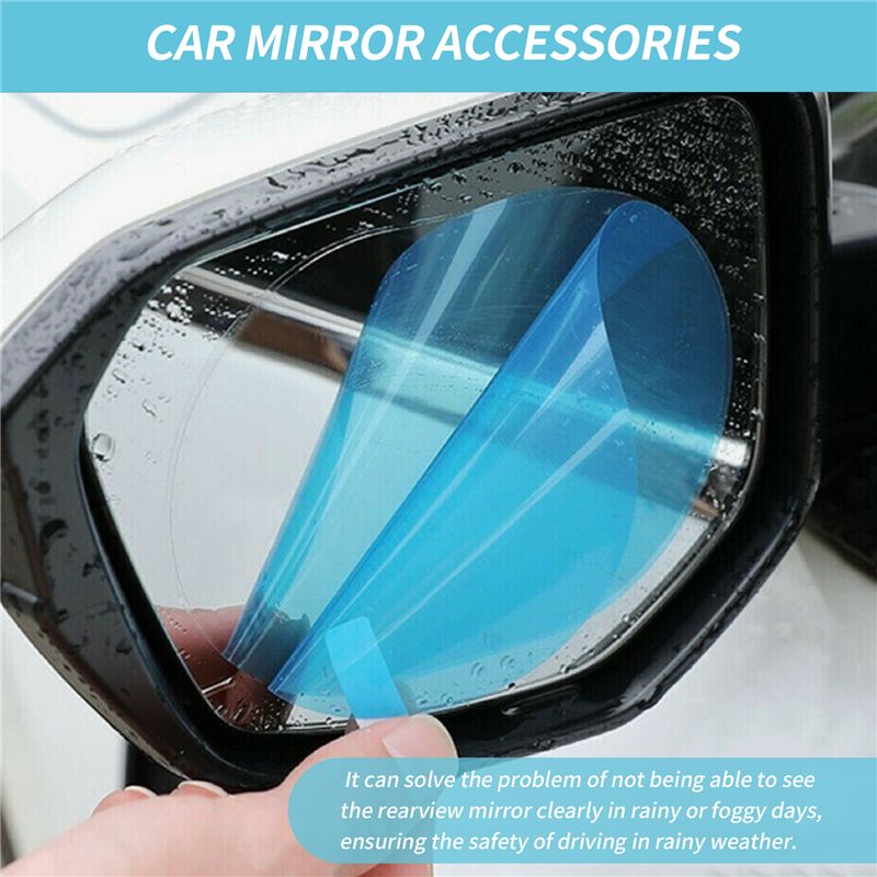 A10E-4 Peças Película Protetor - Anti Glare Car Rearview Mirror Film avaliação e preço