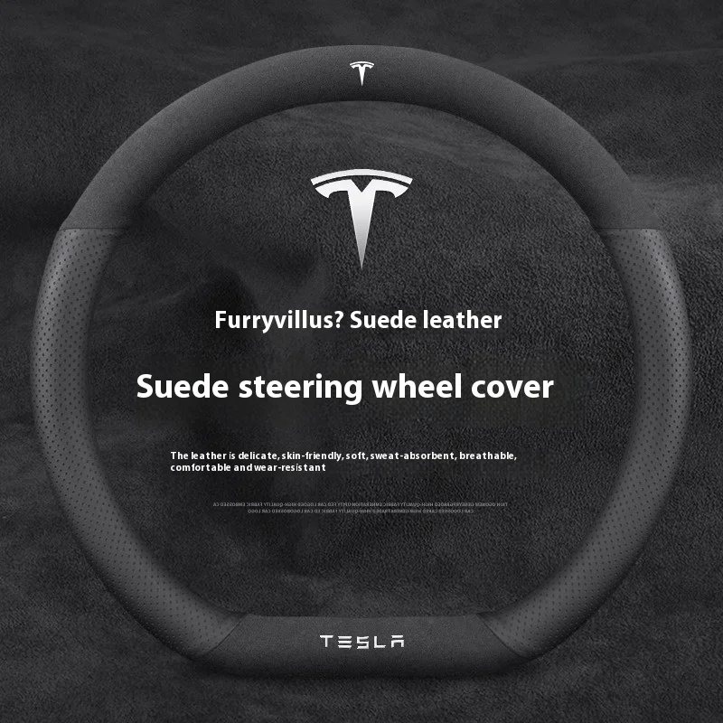 Camurça antiderrapante couro c - Car Steering Wheel Cover Anti Slip Breathable avaliação e preço