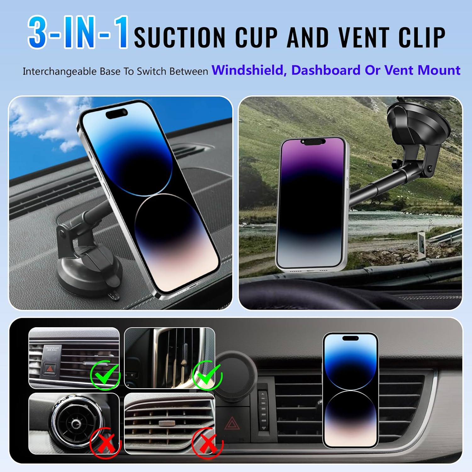 Uyuxio 15w carregamento rápido - Wireless Car Charger Mount Fast Charging avaliação e preço