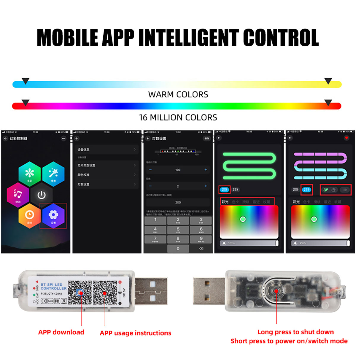 6/10 em 1 carro led luzes ambi - Led Ambient Interior Car Lights App Control avaliação e preço