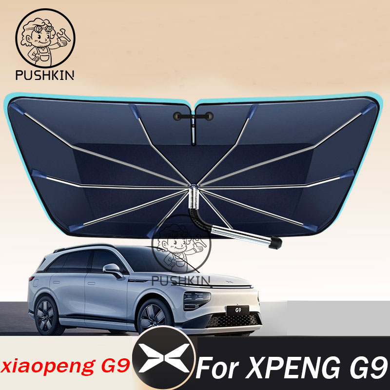 Para XPENG G9 XIAOPENG G9 2027 - Car Sunshade Windshield Umbrella Foldable avaliação e preço