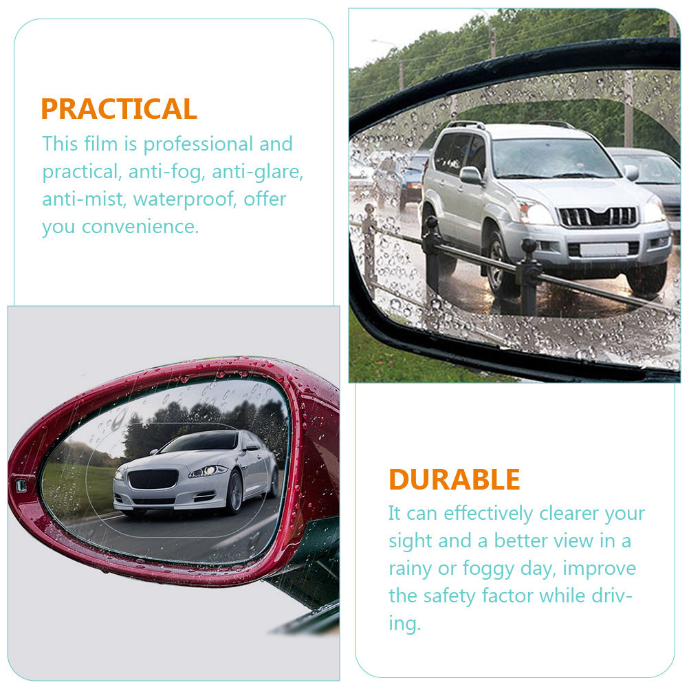 5 Pares de Películas Protetora - Anti Glare Car Rearview Mirror Film avaliação e preço