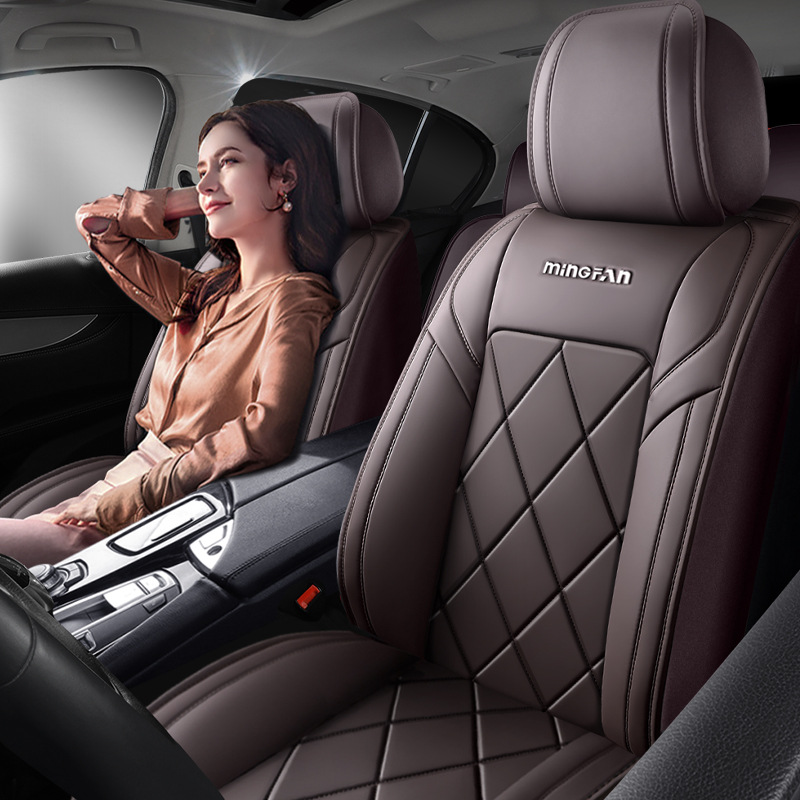 Capas universais confortáveis  - Leather Car Seat Covers Full Set Universal avaliação e preço