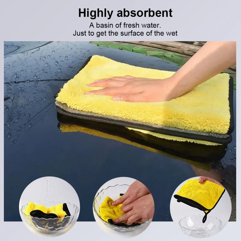 1-20 peças de Panos de Microfi - Microfiber Car Drying Towel Super Absorbent avaliação e preço