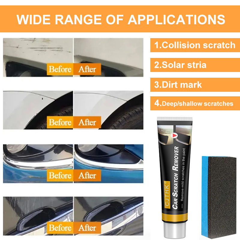 Removedor de arranhões de carr - Car Scratch Repair Polishing Wax Paste avaliação e preço