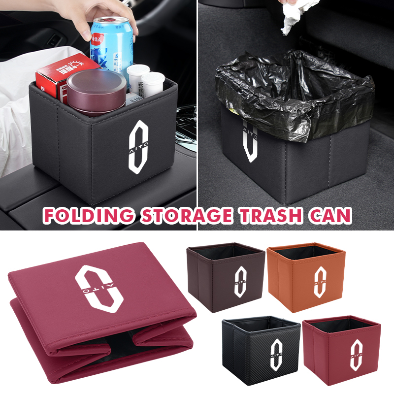 Lixeira dobrável para carro, s - Waterproof Car Trash Can With Lid avaliação e preço