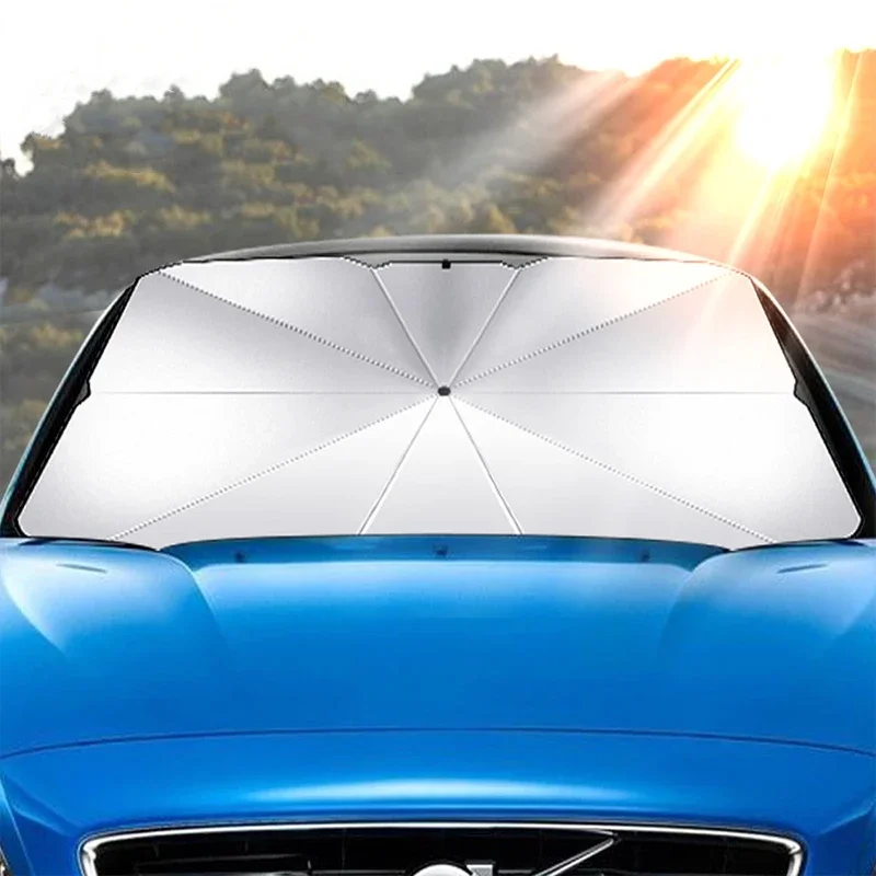 Protetor Solar para Para-brisa - Car Sunshade Windshield Umbrella Foldable avaliação e preço