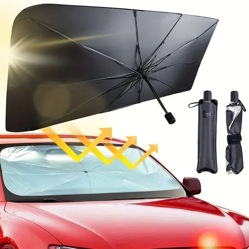Pára-sol do carro pára-brisa g - Car Sunshade Windshield Umbrella Foldable avaliação e preço