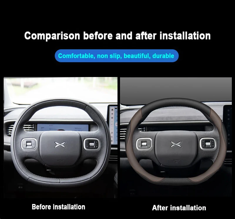 Capa de volante do carro envol - Car Steering Wheel Cover Anti Slip Breathable avaliação e preço