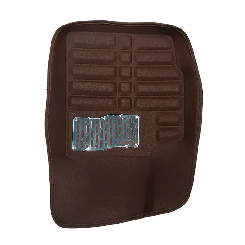 Novo luxo couro tapetes do car - Car Floor Mats Universal Waterproof Leather avaliação e preço