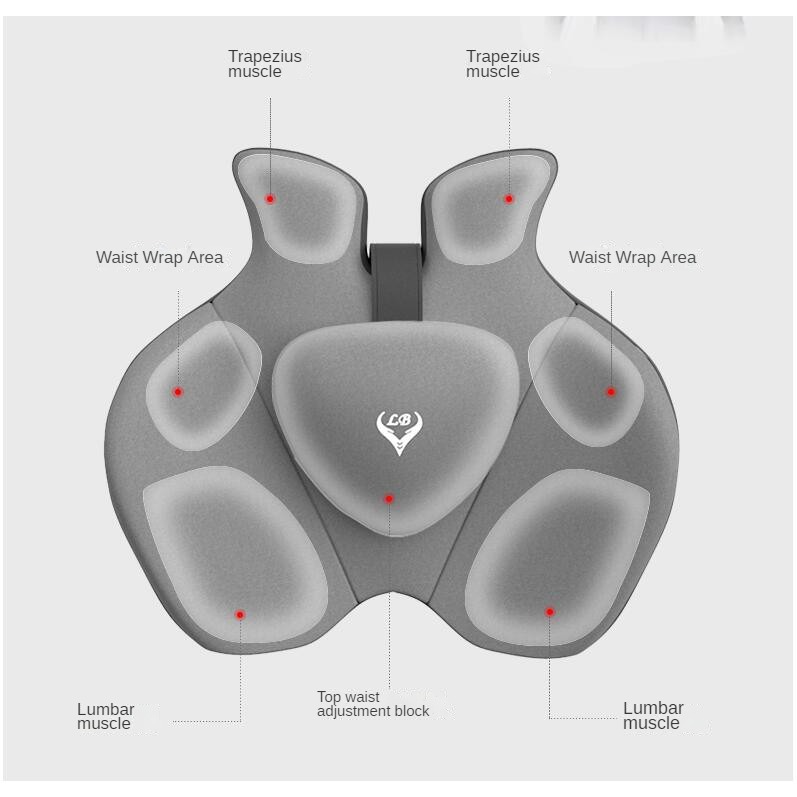 Almofada de cadeira de escritó - Memory Foam Car Neck Pillow Lumbar Support avaliação e preço