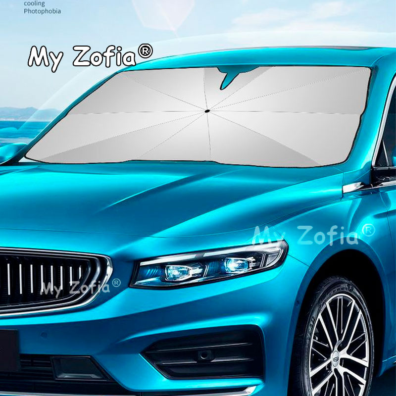 Para-brisas Dobrável Tipo Guar - Car Sunshade Windshield Umbrella Foldable avaliação e preço