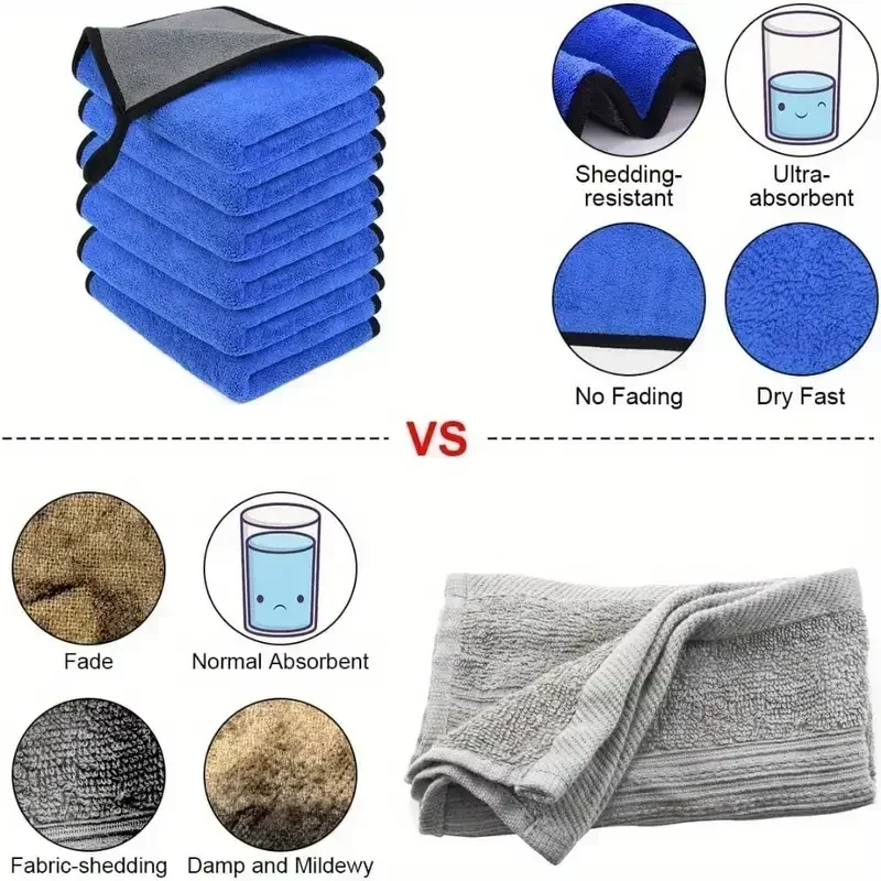 Toalha de Lavagem Automotiva 1 - Microfiber Car Drying Towel Super Absorbent avaliação e preço