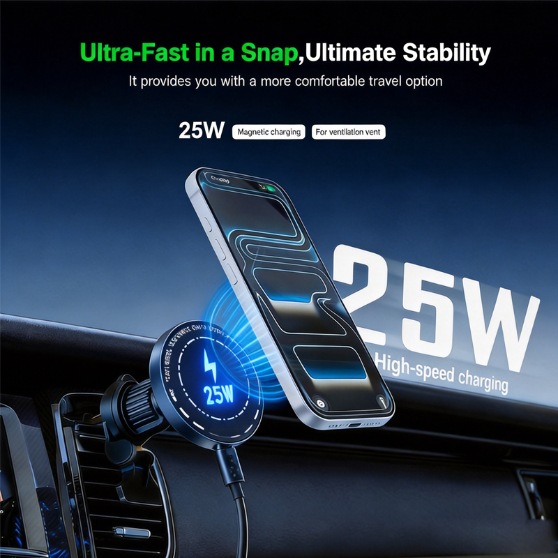 Carregador Magnético Sem Fio d - Magnetic Phone Holder For Car Vent avaliação e preço