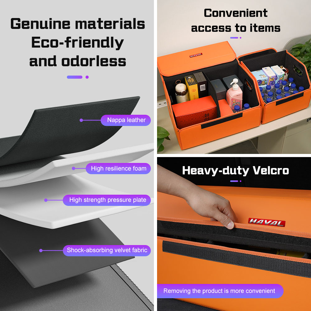Organizador de Porta-Malas par - Car Trunk Organizer Foldable Storage Box avaliação e preço