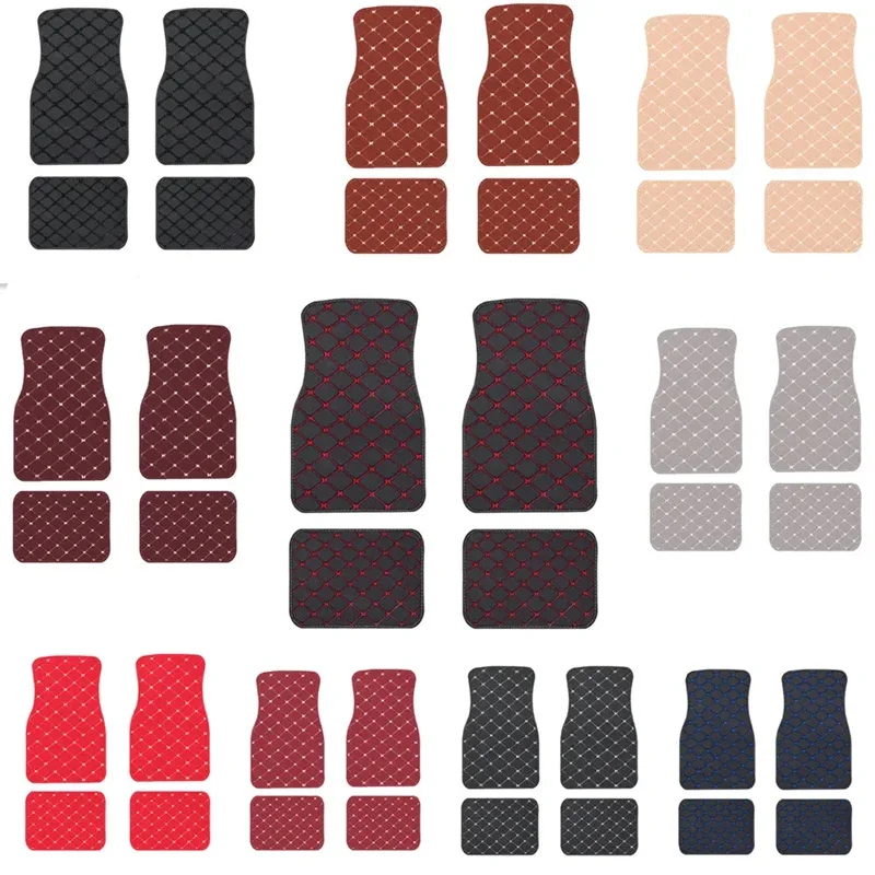 Tapetes para Carro 4PCS Univer - Car Floor Mats Universal Waterproof Leather avaliação e preço