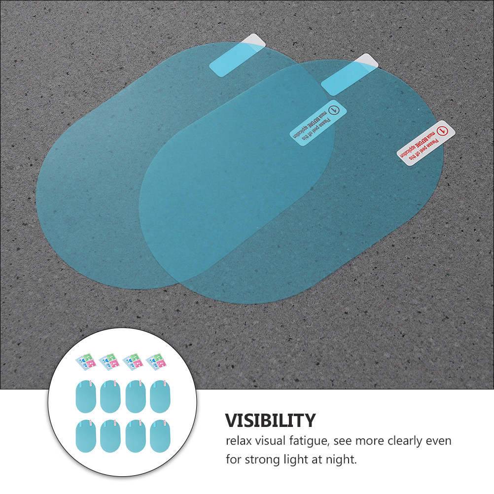 4 Pares de Películas Protetora - Anti Glare Car Rearview Mirror Film avaliação e preço