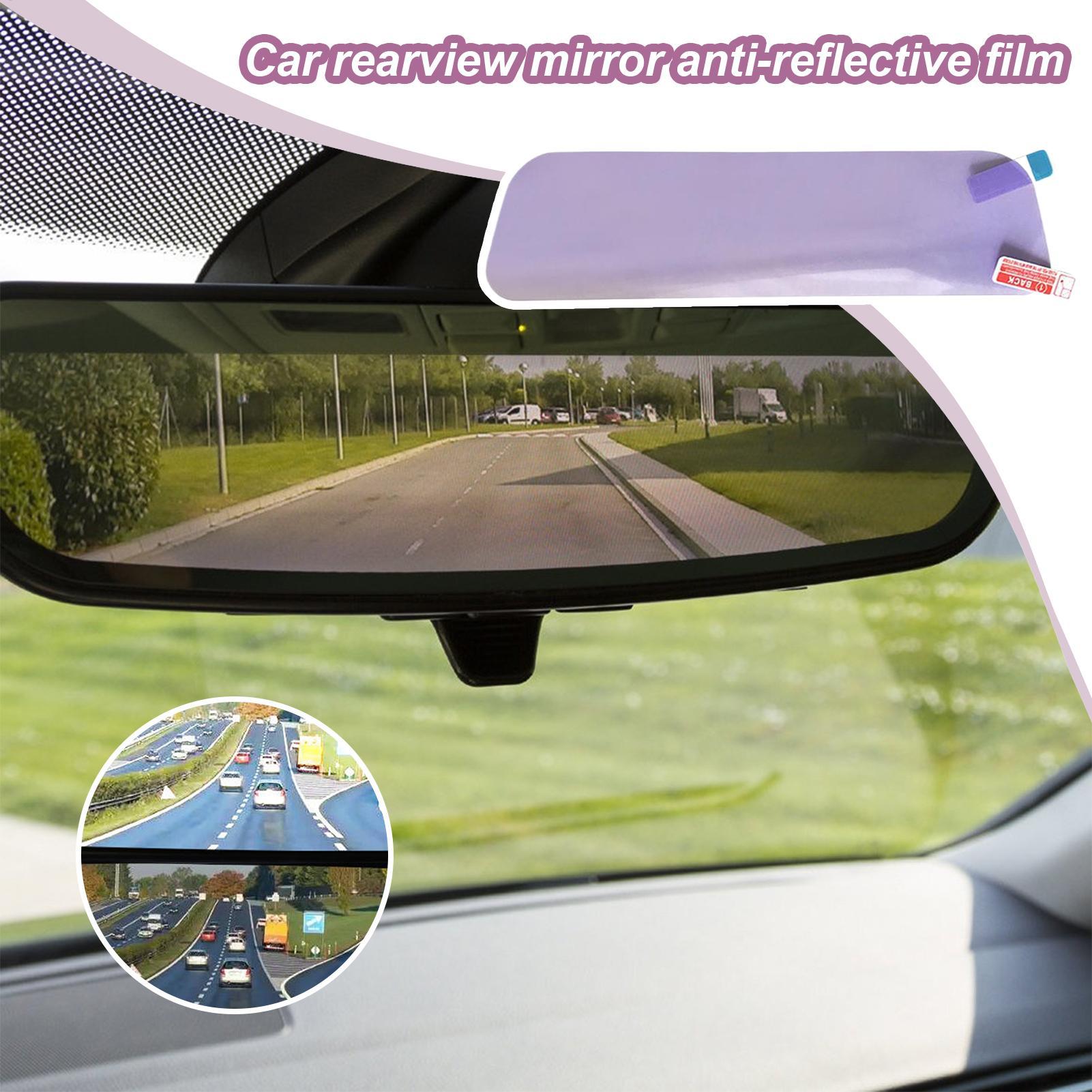 Película antirreflexo para esp - Anti Glare Car Rearview Mirror Film avaliação e preço