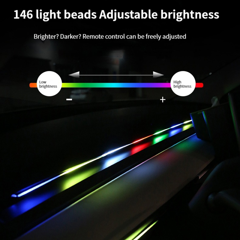 Carro led luz ambiente 64 core - Led Ambient Interior Car Lights App Control avaliação e preço