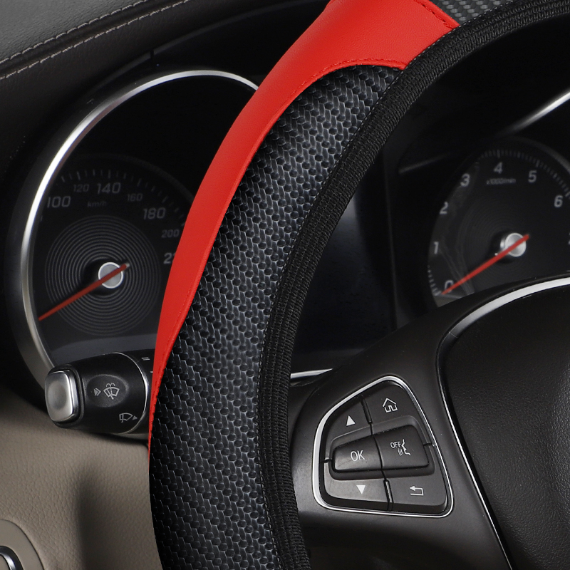 Capa de volante do carro respi - Car Steering Wheel Cover Anti Slip Breathable avaliação e preço
