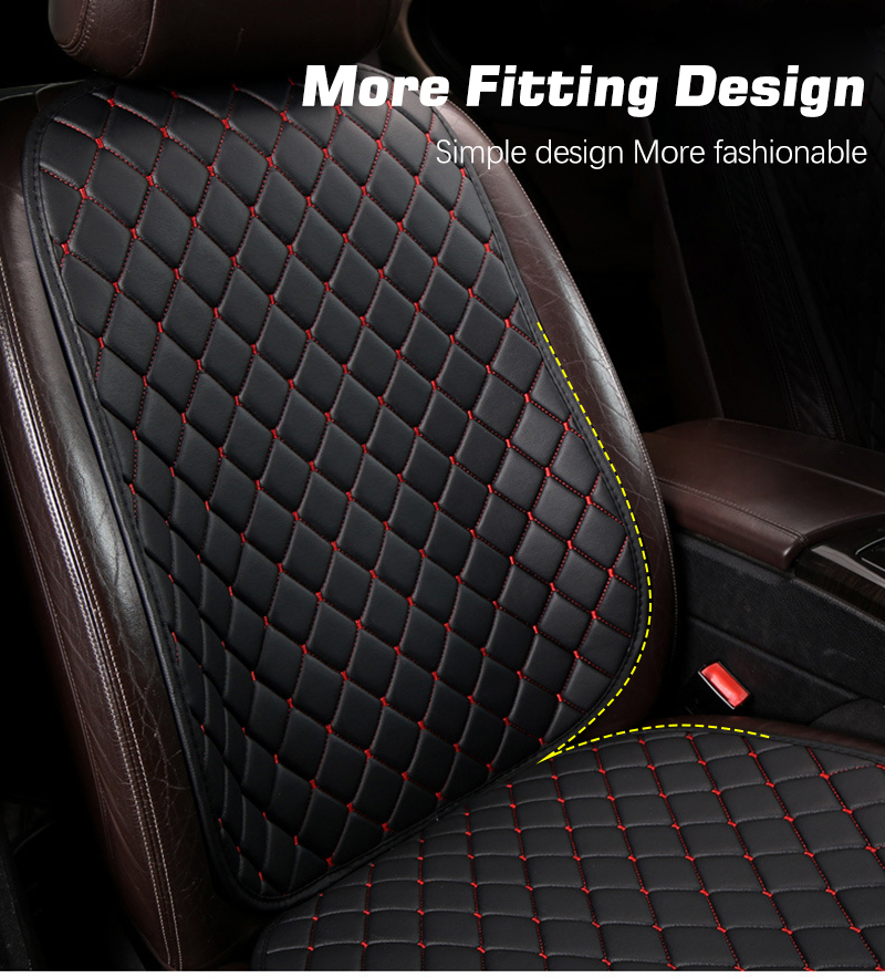 Capas de assento de carro em c - Leather Car Seat Covers Full Set Universal avaliação e preço
