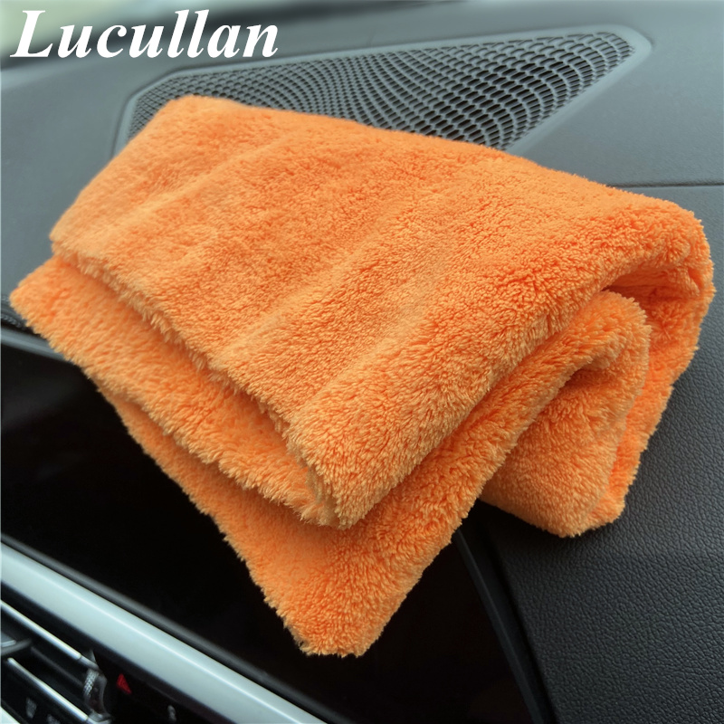 Lucullan 40x40cm laranja super - Microfiber Car Drying Towel Super Absorbent avaliação e preço